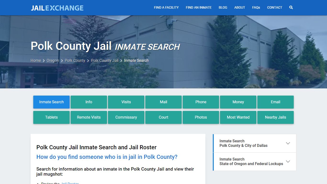 Inmate Search: Roster & Mugshots - Polk County Jail, OR